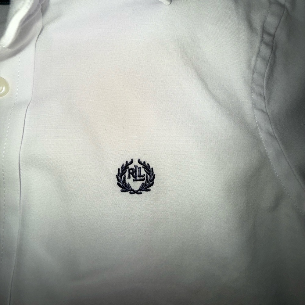 Ralph Lauren boys White Oxford Button Down Shirt Size 5 - Picture 3 of 10